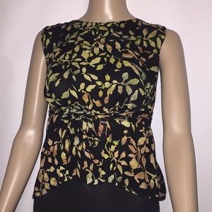 Zara wrap tie top EUC Sz S